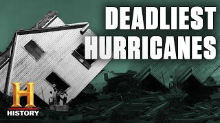 Deadliest Hurricanes in US History  History [upl. by Lehcor]