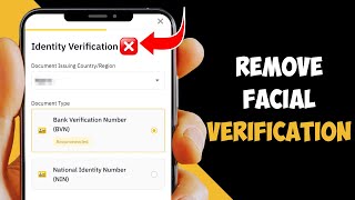 How to Remove Facial Verification on Binance [upl. by Losse]