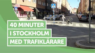 HÄNG MED I BILEN  Trafiklärare kommenterar hela körningen [upl. by Areip]