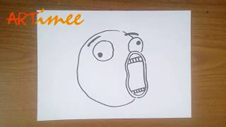 How to Draw a Troll Face [upl. by Evan]