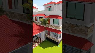 Duplex House Design in Bangladesh shortsvideo [upl. by Sheffield]