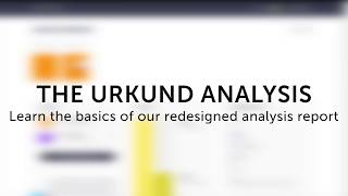 An introduction to the new Urkund Analysis [upl. by Gere]