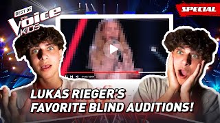 The Favorite Blind Auditions of the famous Tiktoker LUKAS RIEGER 🎶 The Voice Kids [upl. by Rogerio320]