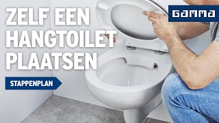 Hangtoilet plaatsen  Klustips  GAMMA België [upl. by Oflodor]