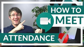 How to take Attendance in Google Meet [upl. by Gable418]