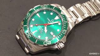 CERTINA DS ACTION DIVER POWERMATIC 80 GREEN DIAL amp BEZEL [upl. by Lrak]