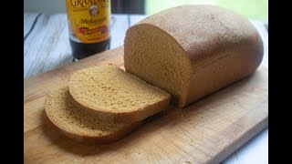 Molasses Whole Wheat Bread Hand Kneaded [upl. by Bilbe]