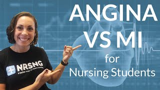 Angina vs MI for Nursing Students [upl. by Vick551]