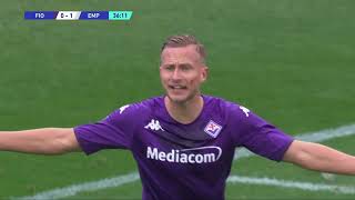 Highlights Fiorentina vs Empoli 11 Cambiaghi Cabral [upl. by Sicnarf]