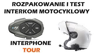 Rozpakowujemy i testujemy  Interkom motocyklowy Interphone TOUR  Recenzja alemotocyklpl [upl. by Gamaliel]