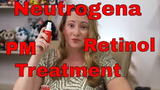 Neutrogena Skincare NEW Stubborn Marks PM Retinol Acne Treatment Review and How to Use [upl. by Junna]