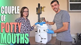 Natures Head Composting Toilet Review  Full Time RV Living [upl. by Pulcheria]