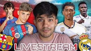 Barcelona vs Real Madrid LA LIGA LIVE  El Clasico Watchalong [upl. by Zined]