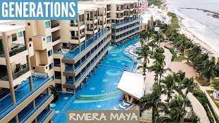 Generations Riviera Maya AllInclusive Resort Tour  Family Friendly  Mexico 2021 [upl. by Aidualc]