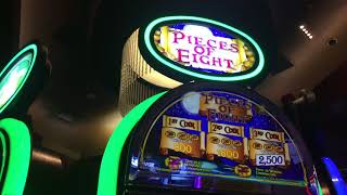 VGT 5 PIECES OF EIGHT slot machine  Choctaw Casino amp Resort [upl. by Ahseyd326]