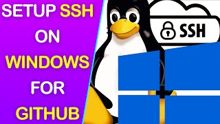 How to SETUP SSH Agent on Windows 10 for GitHub [upl. by Ahtinak]