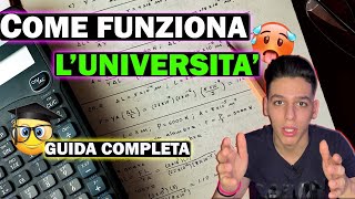 COME FUNZIONA lUniversità TUTTO quello che DEVI SAPERE [upl. by Stallworth652]