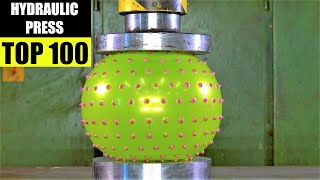 Top 100 Best Hydraulic Press Moments VOL 4  Satisfying Crushing Compilation [upl. by Dewhurst]