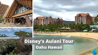 Aulani A Disney Resort amp Spa FULL TOUR Restaurants Pools amp Room  Oahu Hawaii [upl. by Kleinstein596]