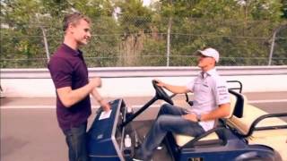 Michael schumacher gives david coulthard a ride at canada gp [upl. by Reham]