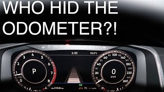 Finding the Odometer on a VW GOLF [upl. by Ilera]