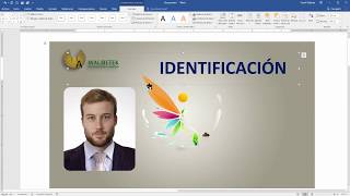 Cómo hacer un carnet en Word [upl. by Eimak]