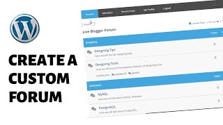 How To Create A Discussion Forum Website WordPress [upl. by Henry]