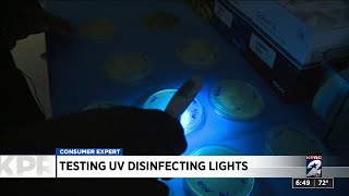 Testing UV disinfecting lights [upl. by Letitia21]