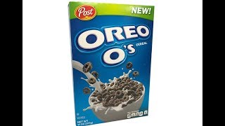 OREO Os Cereal unwrapping [upl. by Neeroc]