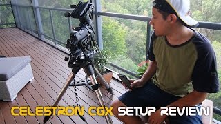 New Celestron CGX Mount  Setup Overview [upl. by Allrud872]