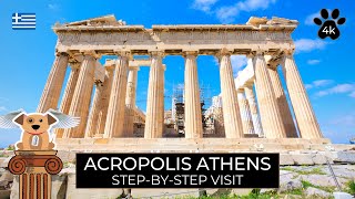 Acropolis Athens StepbyStep Guided Visit with top tips and history facts 4K Walk [upl. by Hsirap327]