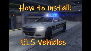 How To Install ELS Vehicles into LSPDFR QuickEasy [upl. by Swan]