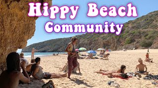 Living Off Grid in a Hippie Beach Community during Lockdown [upl. by Ardnekat]