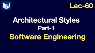 Architectural styles  Part12  Software Engineering  SE  Lec60  Bhanu Priya [upl. by Mariya659]