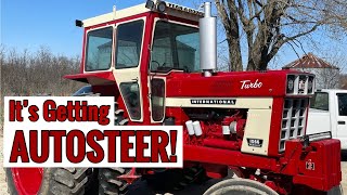 AgLeader Autosteer Install on IH 1066 [upl. by Beaulieu901]