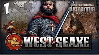 THE LAST KINGDOM RISES Total War Saga Thrones of Britannia  West Seaxe Campaign 1 [upl. by Elaval]