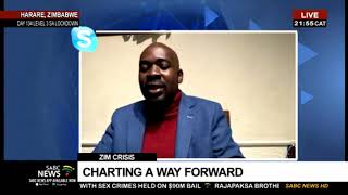 Nelson Chamisa speaks out on the situation in Zimbabwe  Part 2 [upl. by Yrannav]