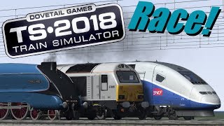 Train Simulator 2018  Past Present or Future Race [upl. by Estele]