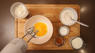 How to make Eierkuchen German pancakes [upl. by Anaujait]