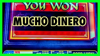 MUCHO DINERO JACKPOT  HIGH LIMIT SLOT JACKPOT CAUGHT LIVE [upl. by Elnar]