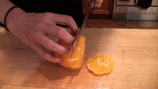 How To Peel Slice and Segment an Orange [upl. by Tatiania]