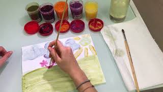 PINTURAS A BASE DE FRUTAS Y VEGETALES Michelle Rosenstock [upl. by Der795]