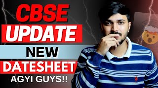 CBSE OFFICIAL REVISED DATESHEET AGYI 🔥😱  CBSE CLASS 10 amp 12 202324 cbse class12 class10 [upl. by England44]