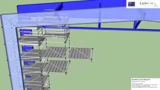 Bridging Scaffold with Layher Allround Diagonals [upl. by Gagnon]