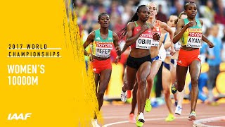 Womens 10000m Final  IAAF World Championships London 2017 [upl. by Manoff]