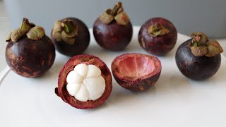 How to Eat Mangosteen  What Does Mangosteen Taste Like [upl. by Irallih980]