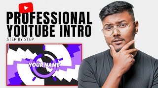 How To Make a YouTube Intro FREE amp Easy  YouTube Intro Tutorial 2024 [upl. by Suoiradal]