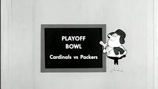 1964 Playoff Bowl St Louis Cardinals vs Green Bay Packers Highlights [upl. by O'Doneven948]