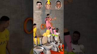 Ronaldo VS Messi VS Vini JR Toilet [upl. by Litnahc]