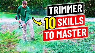 How to Use a String Trimmer  10 Skills to Master [upl. by Ime]